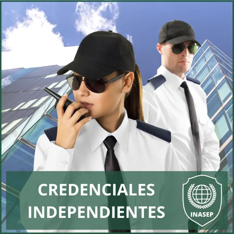 Credenciales independientes para Guardias de Seguridad Privada